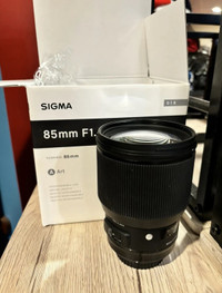 Sigma Art 85mm f1.4 EF
