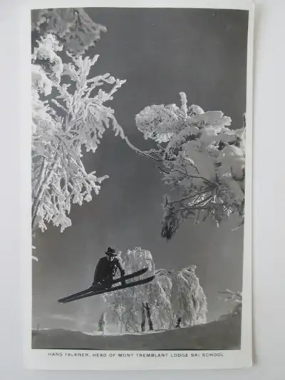 Postcard Hans Falkner Head of Mont Tremblant Lodge Ski School, View more