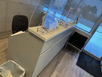 Reception desk, View more