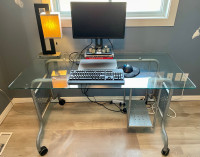 Glass Desk For Sale - $125 obo