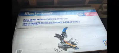 Brand New Mastercraft 10" Dual-Bevel Sliding Miter Saw + , View more