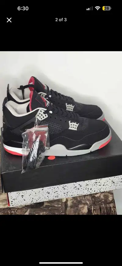 Jordan 4 retro bred , View more