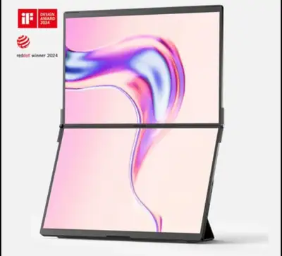 Immerse yourself in a new visual experience with the Jsaux Flipgo 16” portable monitor, designed to...