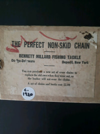 Non-Skid Boot Chains (Antique Circa 1920)
