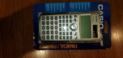 Selling a brand new sealed fc-200v financial calculator https://www.amazon.ca/Casio-FC-200V-Financia...