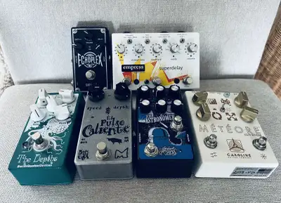 Shipping in prices included below: -Empress Superdelay – $250 -Dunlop EP103 Echoplex Delay - sold -C...
