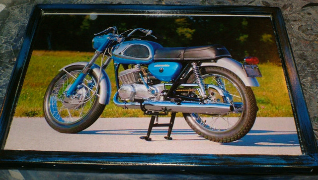 Classic Motorcycle pics - framed - Ad #1-Suzuki, Triumph, Norton in Other in Moncton - Image 2