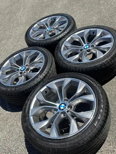 OEM 19"BMW rims(5x120)+245/45/R19 Goodyear-BMW X3/X4/Equinox/Terrain/CTS/Camaro Set of four Authenti...