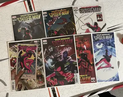 7 different Miles Morales: Spider-man comic book lot #30-42 NM, View more