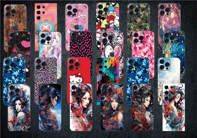 Full Coverage Colorful Phone Stickers Film. in Cell Phone Accessories in Edmonton
