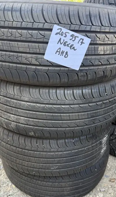 New take off nexen 205-55-17 tires used 500 kms cost $980 new fits Mercedes a220 Mini Cooper country...