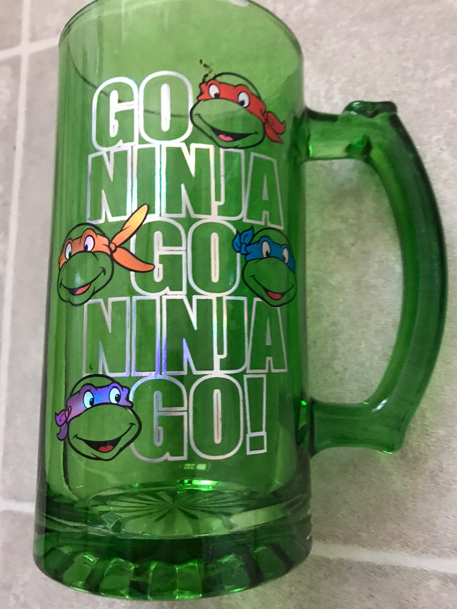 New! Teenage mutant ninja turtles big glass cup 20! Tmnt TMNT Arts