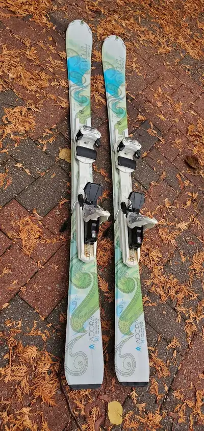 VOLKI 141cm Skis with Marker Bindings $395