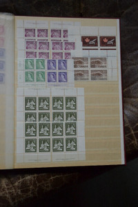 Stamps: Canada Plate Blocks [10].