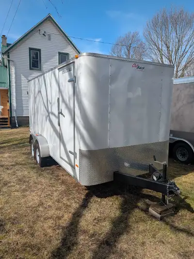 Pace America 7x16 cargo trailer. 3500 lb axles with electric brakes. 5000 lb cargo capacity. Insulat...