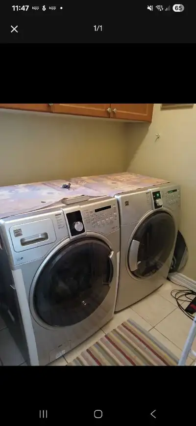 Kenmore washer and dryer , View more