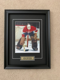 Ken Dryden Montreal Canadiens Framed Photo
