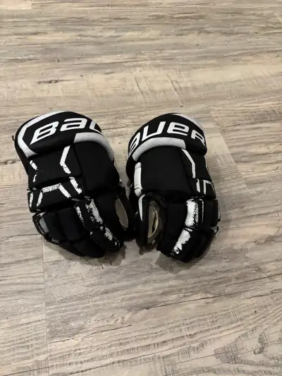 Hockey equipment for youth,, gloves, and elbow pads, View more