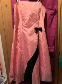 hot pink bridesmaid/prom dress