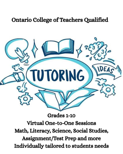 OCT Certified TDSB Teacher – Virtual Tutoring (Grades 1–10), View more