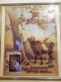 Bull Durham Cardboard Add 23 x 17