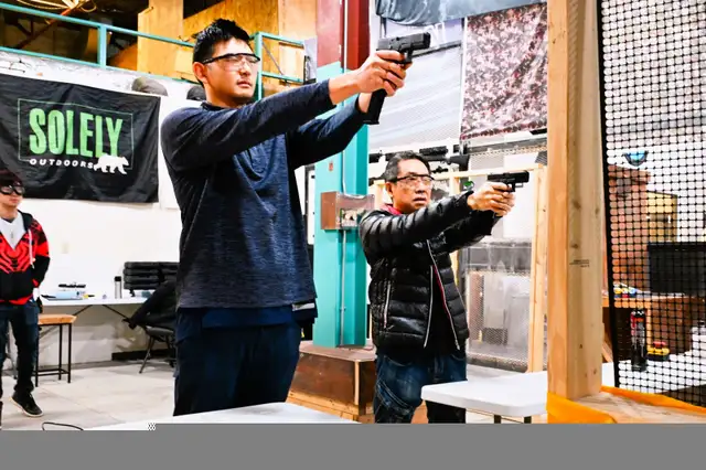 AIRSOFT (NOT Paintball) GUN Fight CQB / SHOOTING Range @ Markham64214278488577122