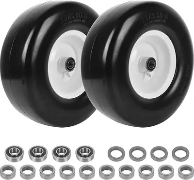AR-PRO (2 Pack) 13 x 5.00-6 Flat Free Tire and Wheel, Replacemen, View more