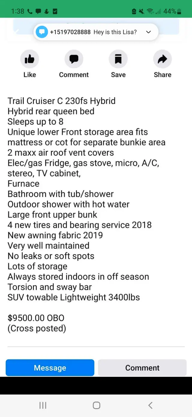 2005 trail cruiser 230fs in Travel Trailers & Campers in Stratford - Image 11