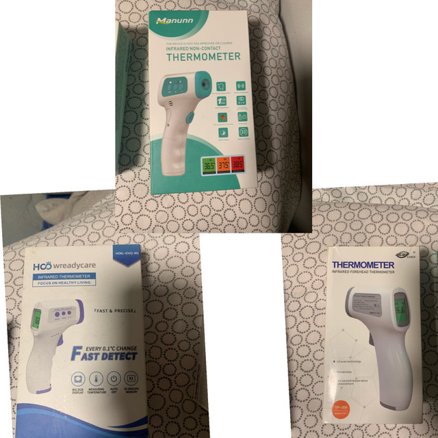 3 different types of New infrared thermometers in Health & Special Needs in City of Toronto