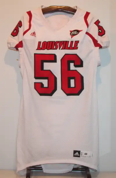 TEAM ISSUE LOUISVILLE CARDINALS FOOTBALL JERSEY #56, View more