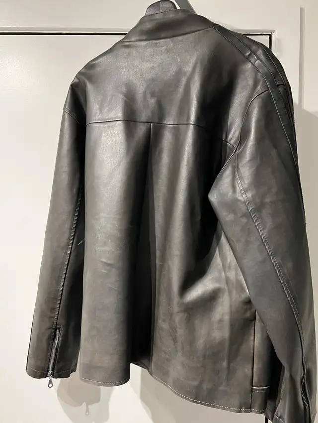Machine clothing company mens Faux leather jacket in Men's in Calgary - Image 5