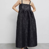 Sister Jane Jacquard Black Sequin Beaded Dress