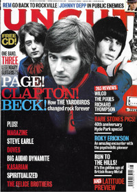 UNCUT Music Mag Aug 2009 Issue THE YARDBIRDS: Page Clapton Beck