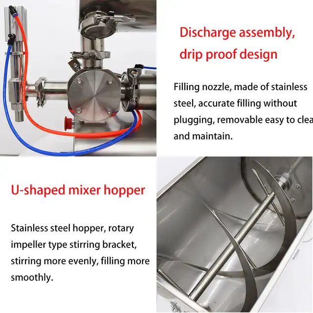 100-1000ml Paste Mixing Filling Machine w/Big Hopper 160420 in Other in City of Toronto - Image 8