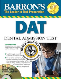 DAT Dental Admission Test 2E Lehman 9780764193842