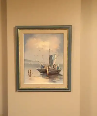 Wall art - 2 sail boats, View more