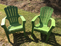 Pair of Adirondack Chairs