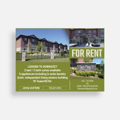 Quiet, perfectly maintained 2 bedroom apartment in Peterborough's North End. Available July 1, 2026...