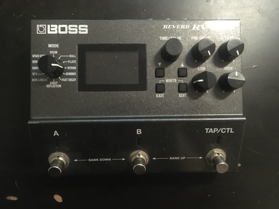 Boss RV-500 reverb pedal. More of a rack unit in pedal form - lots of options. Marketing spiel: http...