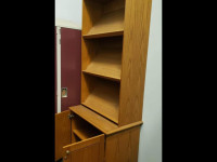 Display Shelf With Bottom 2 Door Storage