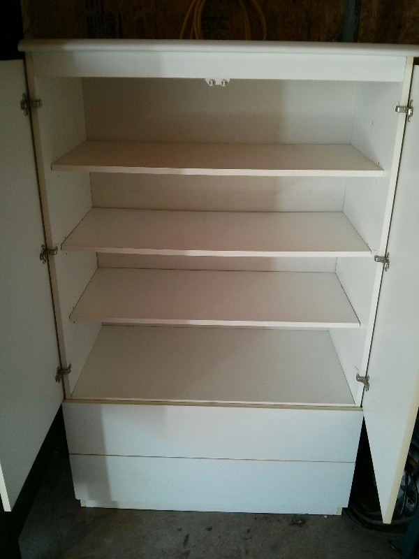 Armoire / commode en mélanine blanche Propre Commodes et armoires