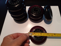 Roller blade – ensemble de 8 roues neuves 72 mm
