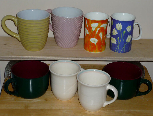 2 Soup Mugs: 2 Chocolate Mugs: 2 Coffee Mugs : 2 Tea Mugs in Kitchen & Dining Wares in Cambridge