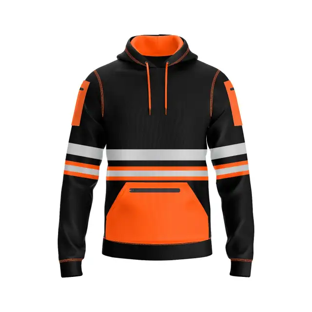 JP's Reflective Hoodies Long Sleeve High Visibility Fleece linin in Men's in Mississauga / Peel Region - Image 2