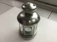 Small Silver Ikea ROTERA Lantern