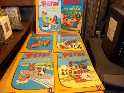 6 livres de PETZI Tomes 18,19,20,21,22 et 25, View more