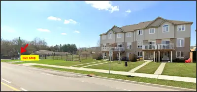 South-end 4-bedroom Townhouse with Bright Walk-Out Basement, available from May 1, 2026. Monthly ren...