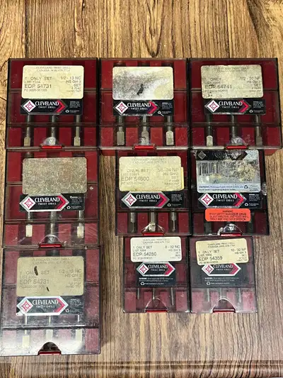 For sale are several different Cleveland Hand Tap Sets. Each box is $70. If you want more than one,...