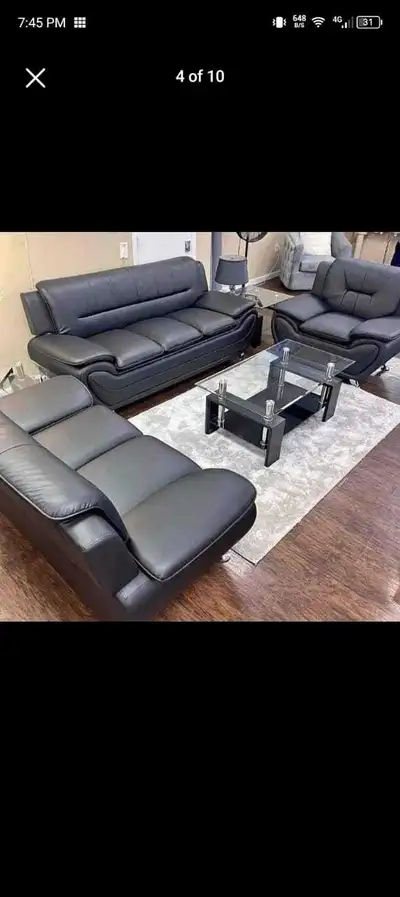 Brand New Speedy Leather 3 2 1 sofa for sale cash on delivery , View more