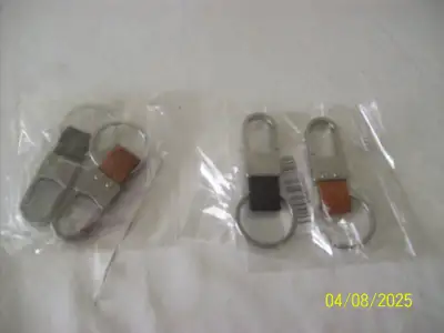 set of 2 keyring and clip  #0877, View more